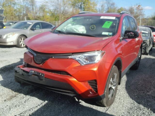 2T3BFREV3GW412838 - 2016 TOYOTA RAV4 LE ORANGE photo 2