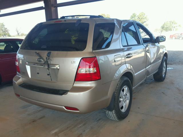 KNDJD736575702667 - 2007 KIA SORENTO EX TAN photo 4