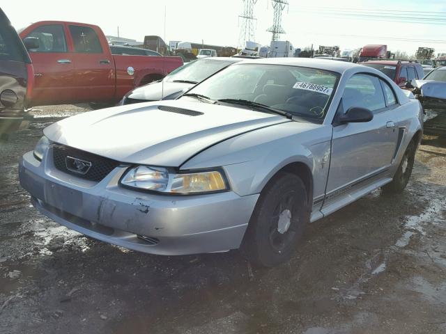 1FAFP404XYF287264 - 2000 FORD MUSTANG SILVER photo 2