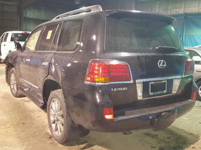 JTJHY00W794032639 - 2009 LEXUS LX 570 BLACK photo 3