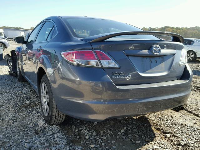 1YVHZ8BH3B5M04503 - 2011 MAZDA 6 GRAY photo 3