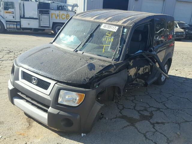 5J6YH18696L014524 - 2006 HONDA ELEMENT EX BLACK photo 10