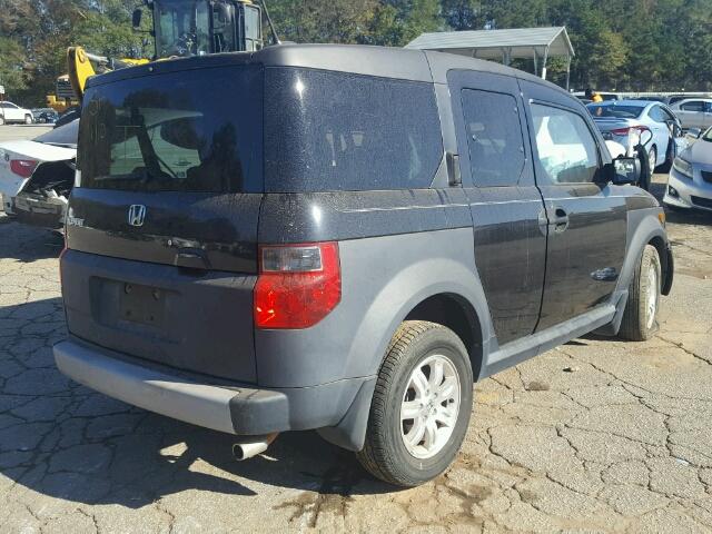 5J6YH18696L014524 - 2006 HONDA ELEMENT EX BLACK photo 4