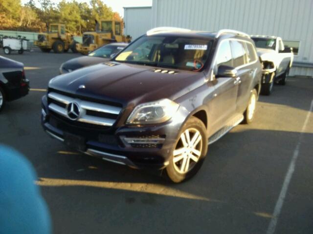 4JGDF6EE6FA465968 - 2015 MERCEDES-BENZ GL 450 4MA BLUE photo 2