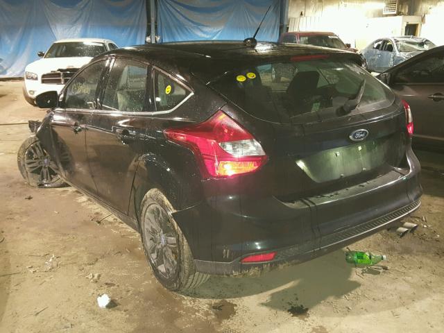 1FAHP3M24CL373675 - 2012 FORD FOCUS SEL BLACK photo 3