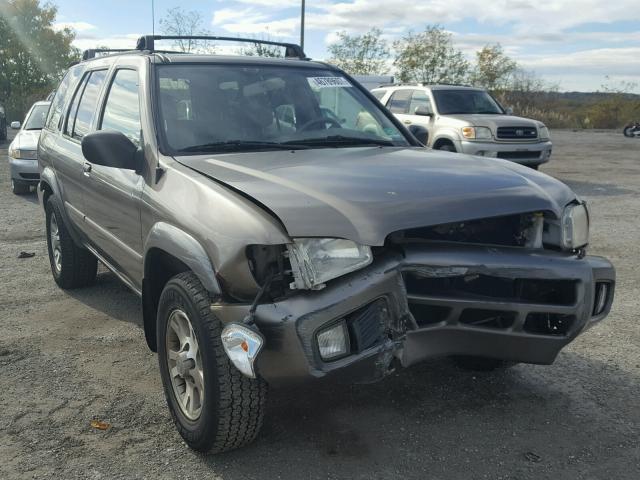 JN8DR07Y81W507640 - 2001 NISSAN PATHFINDER BROWN photo 1