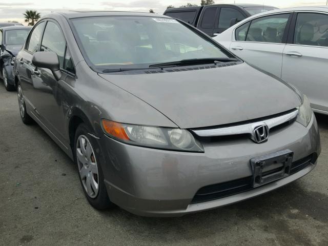 2HGFA16577H500079 - 2007 HONDA CIVIC LX BROWN photo 1