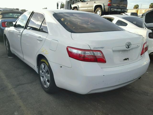 4T4BE46K98R037886 - 2008 TOYOTA CAMRY CE WHITE photo 3