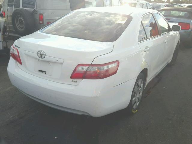 4T4BE46K98R037886 - 2008 TOYOTA CAMRY CE WHITE photo 4