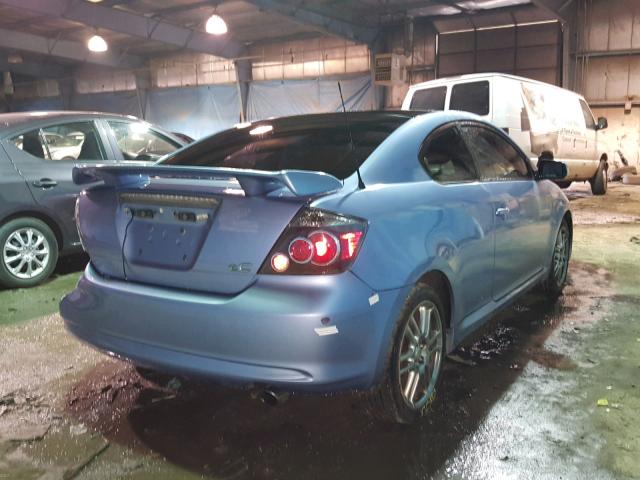 JTKDE167X80223471 - 2008 TOYOTA SCION TC 蓝色 照片 4