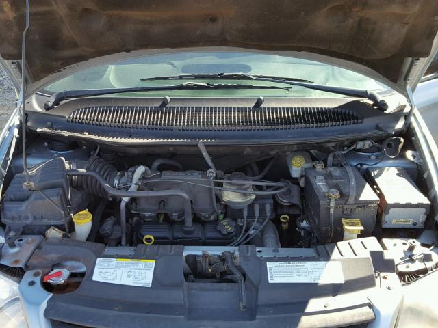 1C4GP45R25B118040 - 2005 CHRYSLER TOWN & COU BLUE photo 7