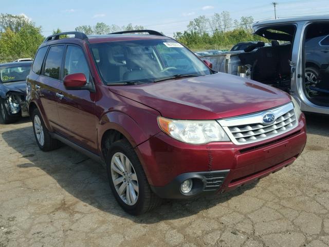 JF2SHBEC3BH733410 - 2011 SUBARU FORESTER L MAROON photo 1