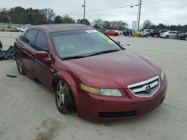 19UUA66274A035436 - 2004 ACURA TL BURGUNDY photo 1