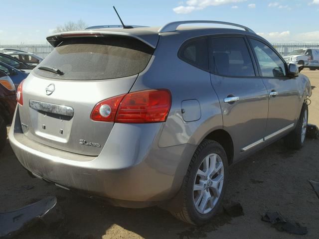 JN8AS5MV6CW421003 - 2012 NISSAN ROGUE S GRAY photo 4