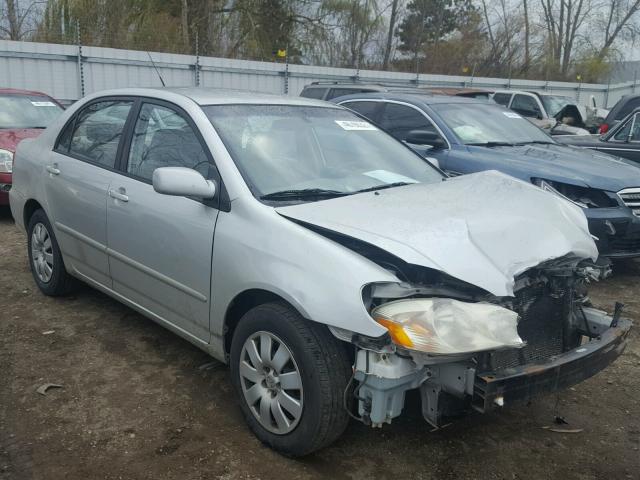 1NXBR32E54Z207776 - 2004 TOYOTA COROLLA SILVER photo 1