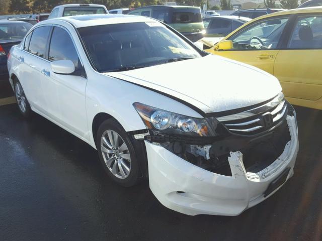 1HGCP3F87BA028349 - 2011 HONDA ACCORD EXL WHITE photo 1