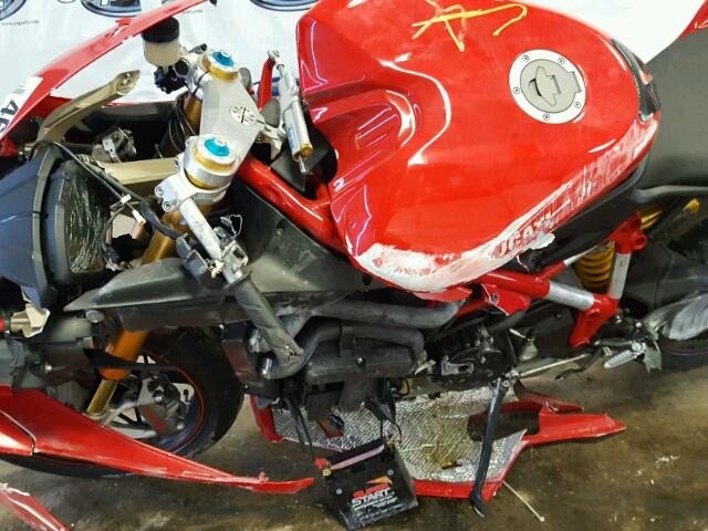 ZDM1XBLW1AB028220 - 2010 DUCATI 1198 BASE RED photo 9