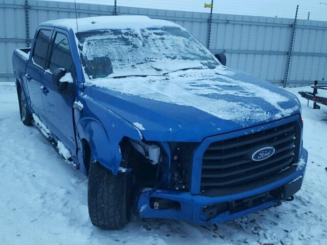 1FTEW1EP7FFB74279 - 2015 FORD F150 SUPER BLUE photo 1
