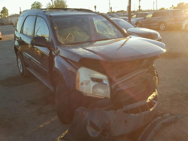 2CNDL63F656104997 - 2005 CHEVROLET EQUINOX BLACK photo 1