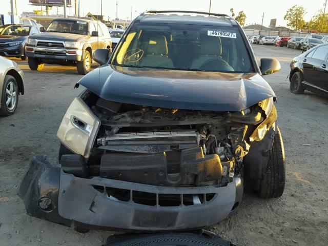 2CNDL63F656104997 - 2005 CHEVROLET EQUINOX BLACK photo 9