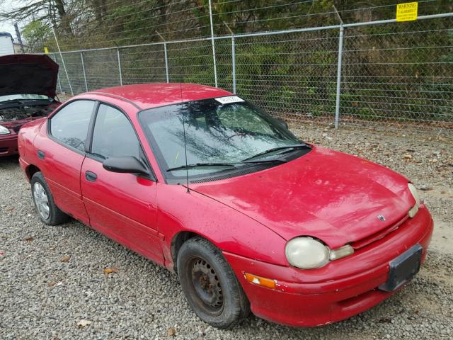 1B3ES47C3XD125473 - 1999 DODGE NEON HIGHL RED photo 1