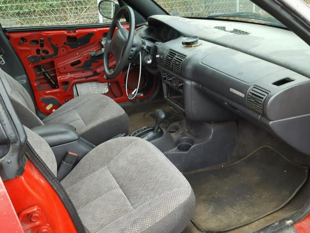 1B3ES47C3XD125473 - 1999 DODGE NEON HIGHL RED photo 5