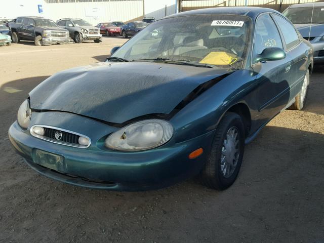 1MEFM50U6XG635545 - 1999 MERCURY SABLE GS GREEN photo 2