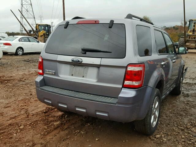 1FMCU03118KE47812 - 2008 FORD ESCAPE XLT GRAY photo 4