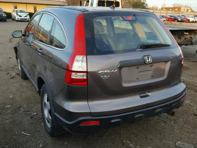 5J6RE48369L028504 - 2009 HONDA CR-V LX TAN photo 3