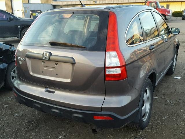 5J6RE48369L028504 - 2009 HONDA CR-V LX TAN photo 4