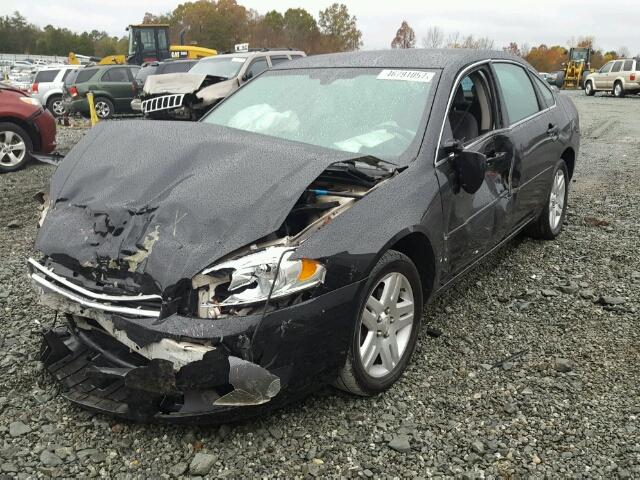 2G1WC581169401396 - 2006 CHEVROLET IMPALA LT BLACK photo 2