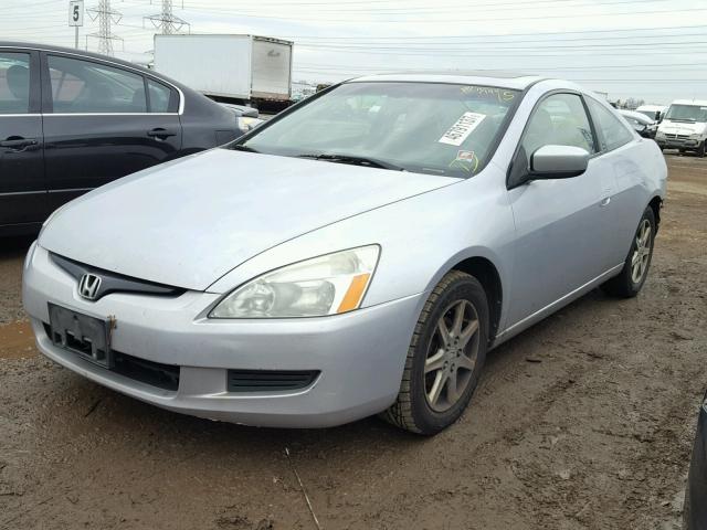 1HGCM82624A015716 - 2004 HONDA ACCORD SILVER photo 2