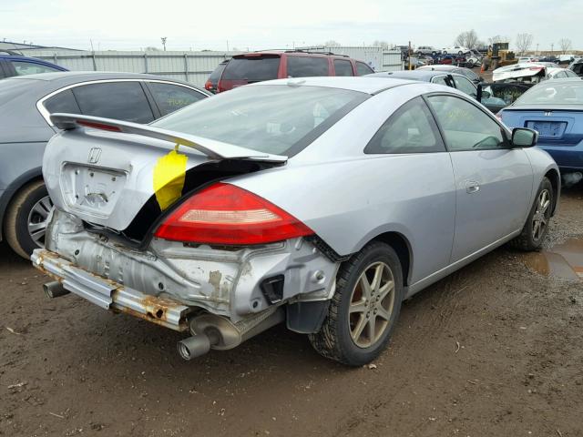 1HGCM82624A015716 - 2004 HONDA ACCORD SILVER photo 4