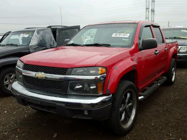 1GCDT136068128456 - 2006 CHEVROLET COLORADO RED photo 2