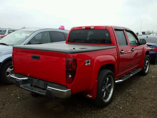 1GCDT136068128456 - 2006 CHEVROLET COLORADO RED photo 4