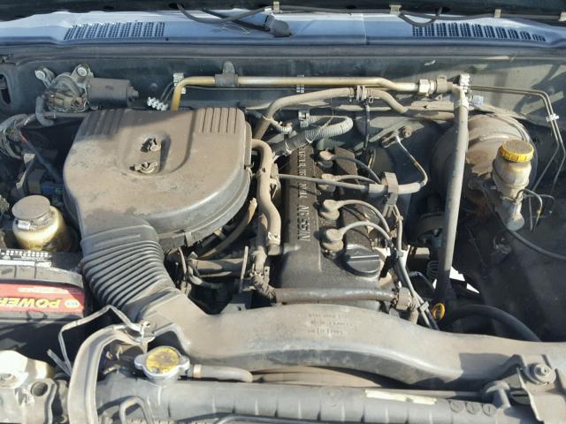 1N6DD26S8XC344207 - 1999 NISSAN FRONTIER K GREEN photo 7