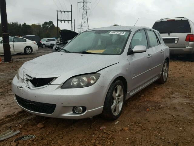 JM1BK143151245663 - 2005 MAZDA 3 HATCHBAC SILVER photo 2