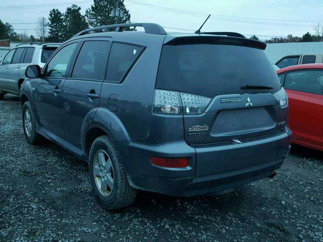 JA4AT2AW5AZ016549 - 2010 MITSUBISHI OUTLANDER GRAY photo 3