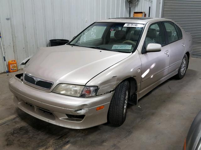 JNKCP11A11T403165 - 2001 INFINITI G20 TAN photo 2