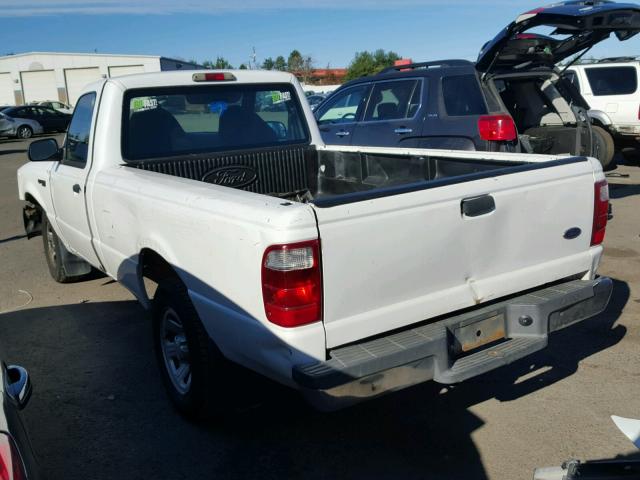 1FTYR10U53TA10883 - 2003 FORD RANGER WHITE photo 3