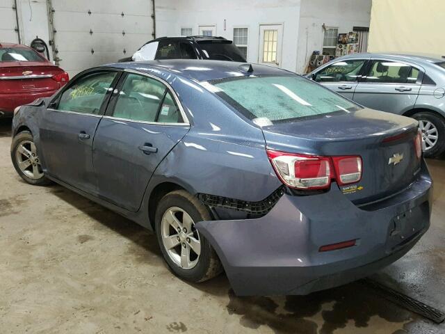 1G11B5SL1EF104903 - 2014 CHEVROLET MALIBU LS BLUE photo 3