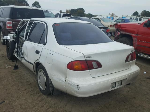 1NXBR12E8XZ230512 - 1999 TOYOTA COROLLA VE WHITE photo 3