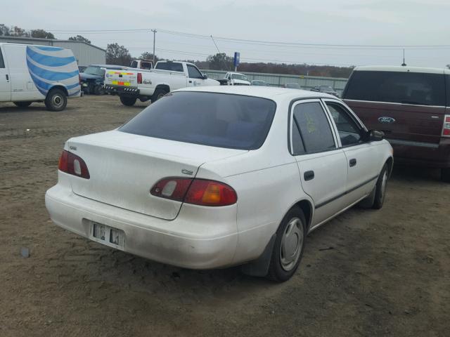 1NXBR12E8XZ230512 - 1999 TOYOTA COROLLA VE WHITE photo 4