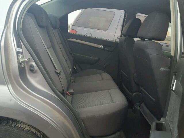 KL1TD56E59B379622 - 2009 CHEVROLET AVEO LS BLUE photo 6