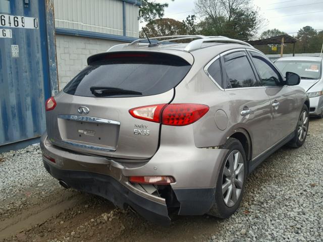 JNKAJ09E68M306820 - 2008 INFINITI EX35 BASE GOLD photo 4