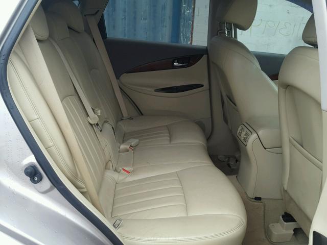 JNKAJ09E68M306820 - 2008 INFINITI EX35 BASE GOLD photo 6