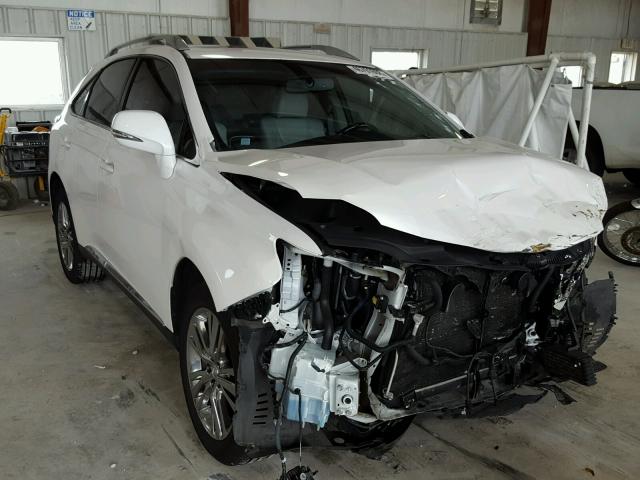 2T2BC1BA0FC004507 - 2015 LEXUS RX 450H WHITE photo 1