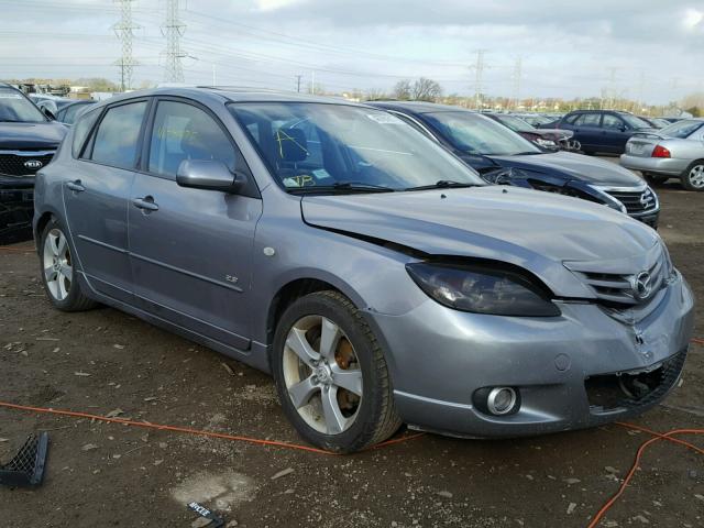 JM1BK343061485607 - 2006 MAZDA 3 HATCHBAC GRAY photo 1