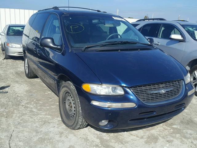 1C4GP54L9YB534710 - 2000 CHRYSLER TOWN & COU BLUE photo 1