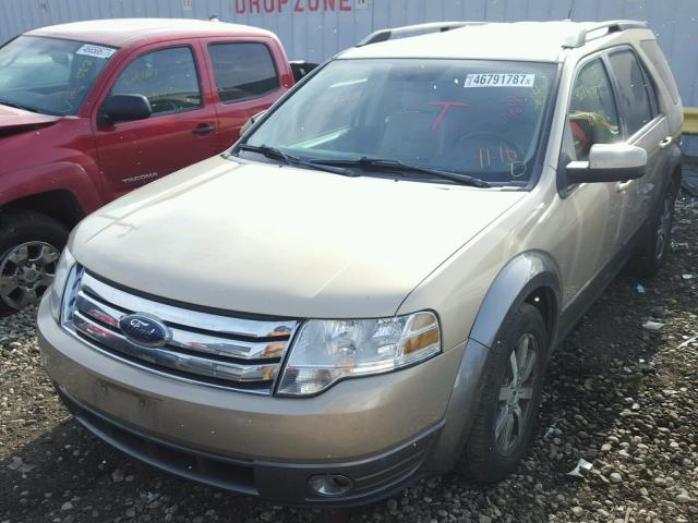 1FMDK05W68GA04352 - 2008 FORD TAURUS X S TAN photo 2